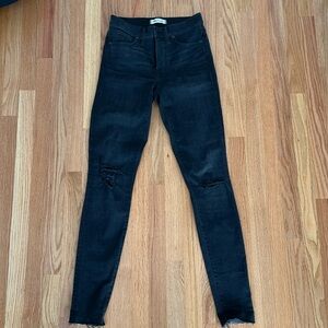 Madewell Black skinny jeans